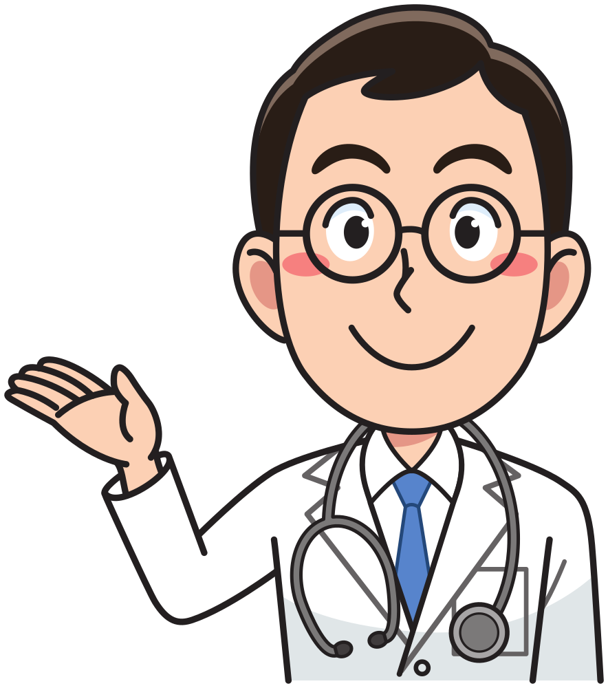 OnlineLabels Clip Art Medicine doctor man, with stethoscope
